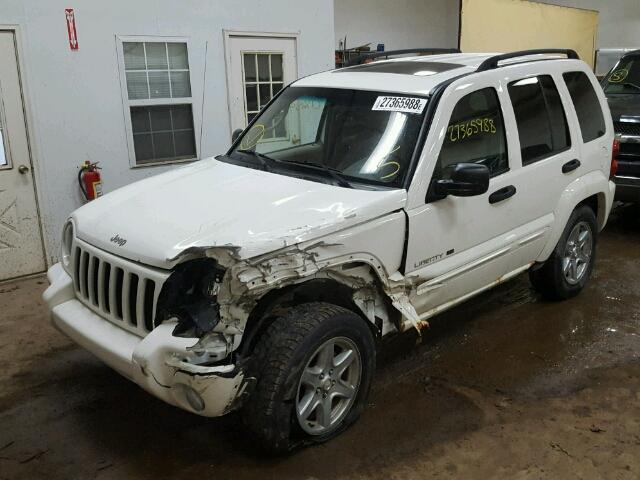 1J4GL58K33W622029 - 2003 JEEP LIBERTY LI WHITE photo 2