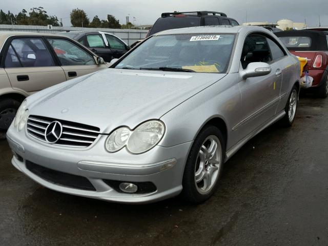 WDBTJ76H33F039312 - 2003 MERCEDES-BENZ CLK 55 AMG SILVER photo 2