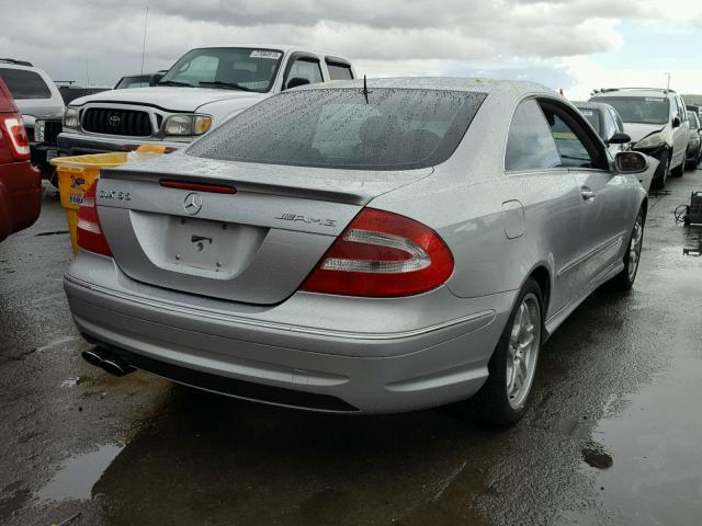 WDBTJ76H33F039312 - 2003 MERCEDES-BENZ CLK 55 AMG SILVER photo 4