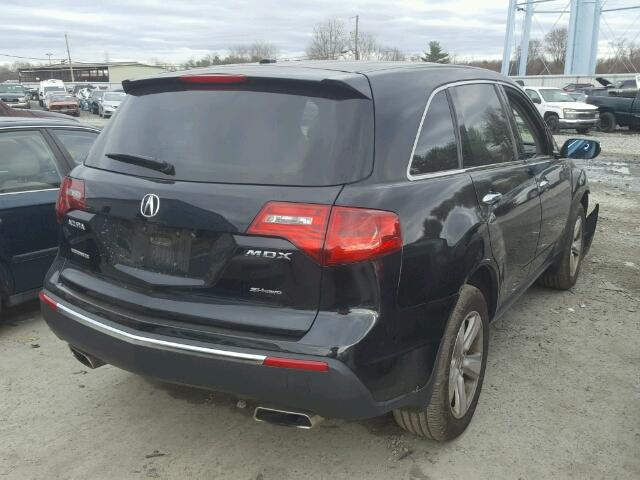 2HNYD2H61AH515298 - 2010 ACURA MDX TECHNO BLACK photo 4