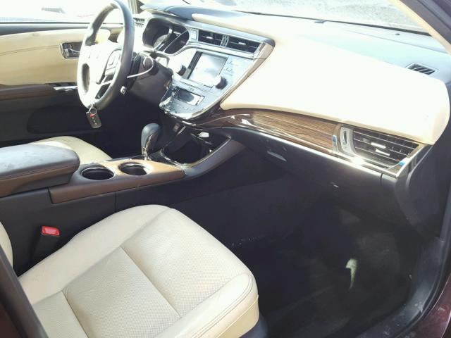 4T1BK1EB5DU065603 - 2013 TOYOTA AVALON BAS BURGUNDY photo 5