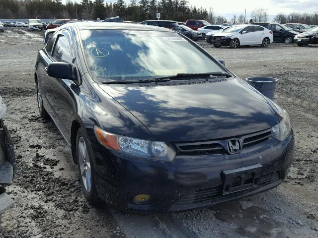 2HGFG11866H005984 - 2006 HONDA CIVIC EX BLACK photo 1