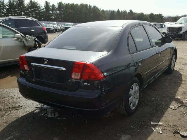 2HGES25741H500811 - 2001 HONDA CIVIC EX შავი ფოტო 4