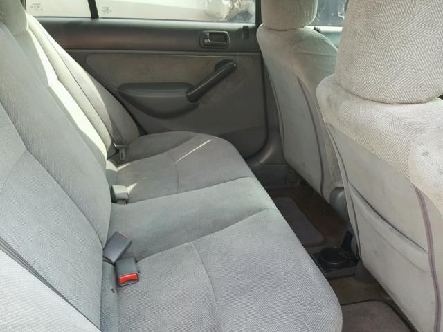 2HGES25741H500811 - 2001 HONDA CIVIC EX შავი ფოტო 6