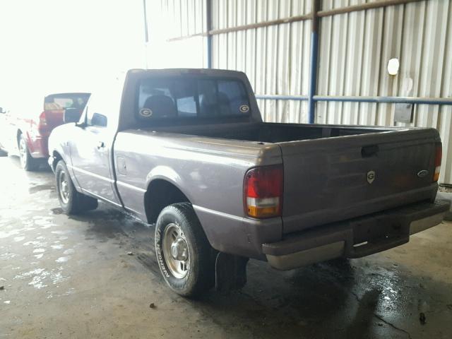 1FTCR10X5VTA09742 - 1997 FORD RANGER GRAY photo 3