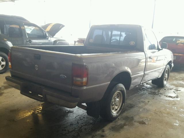 1FTCR10X5VTA09742 - 1997 FORD RANGER GRAY photo 4