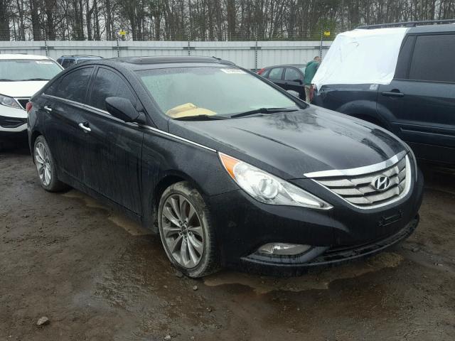 5NPEC4AB9BH203222 - 2011 HYUNDAI SONATA SE BLACK photo 1