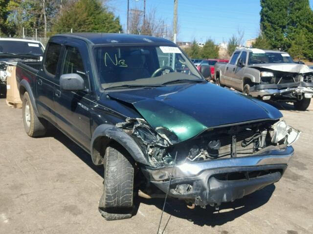 5TEHN72NX3Z266507 - 2003 TOYOTA TACOMA DOU GREEN photo 1