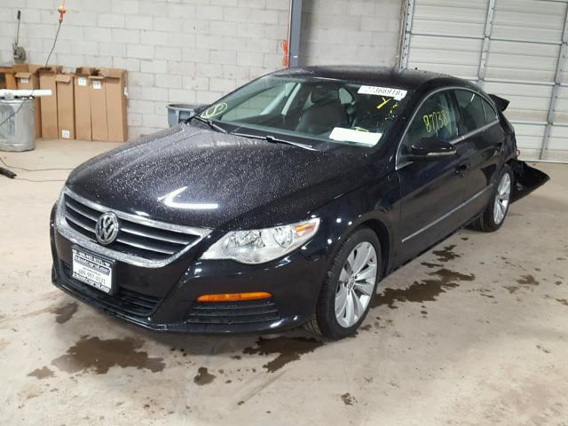 WVWMP7AN4BE728216 - 2011 VOLKSWAGEN CC SPORT BLACK photo 2