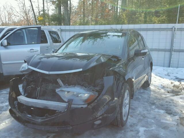 5J8TB18299A008495 - 2009 ACURA RDX BLACK photo 2