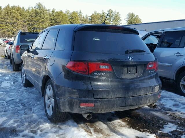 5J8TB18299A008495 - 2009 ACURA RDX BLACK photo 3