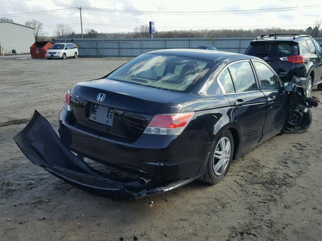 1HGCP26309A193023 - 2009 HONDA ACCORD LX BLACK photo 4