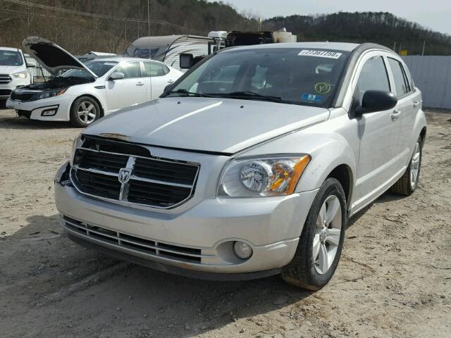 1B3CB3HA9BD116770 - 2011 DODGE CALIBER MA SILVER photo 2