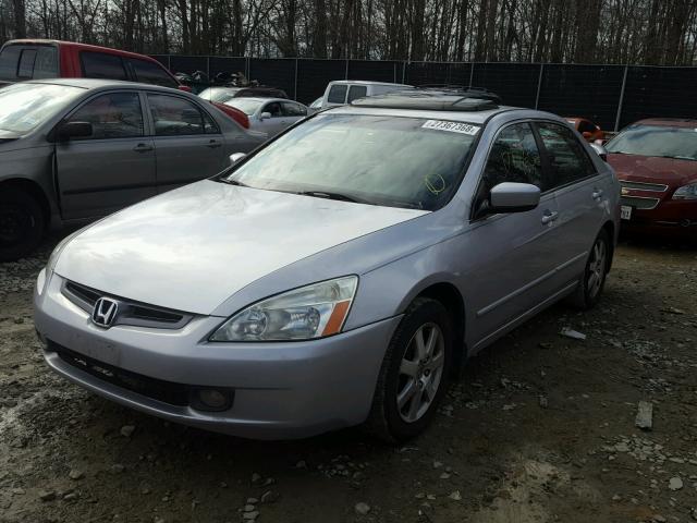 1HGCM66555A002644 - 2005 HONDA ACCORD EX SILVER photo 2