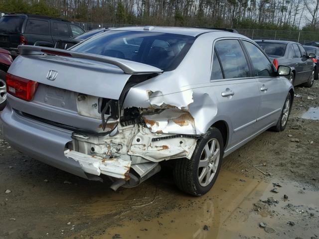 1HGCM66555A002644 - 2005 HONDA ACCORD EX SILVER photo 4