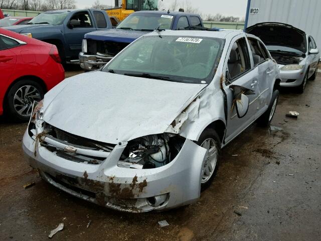 1G1AL55F367739507 - 2006 CHEVROLET COBALT LT SILVER photo 2