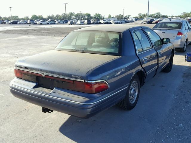 2MELM75W6VX624061 - 1997 MERCURY GRAND MARQ BLUE photo 4