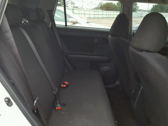 JTLKE50E181047129 - 2008 TOYOTA SCION XB თეთრი ფოტო 6