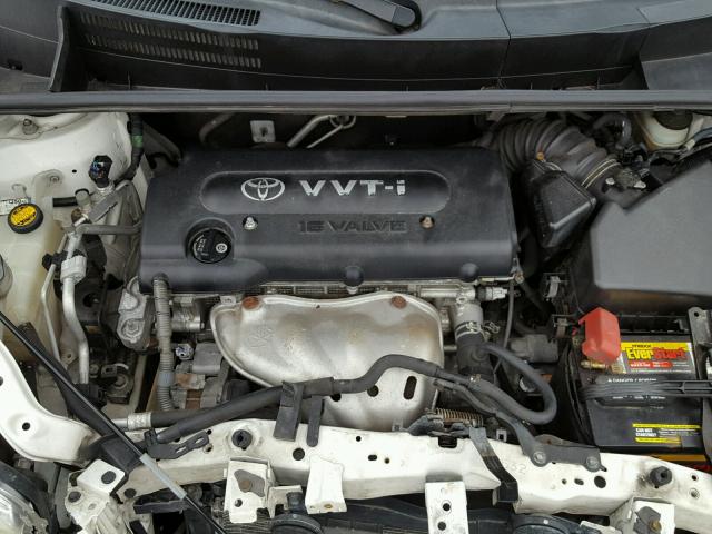 JTLKE50E181047129 - 2008 TOYOTA SCION XB თეთრი ფოტო 7