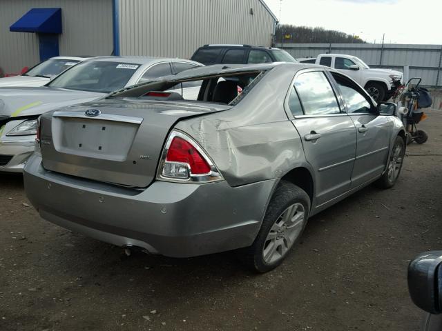 3FAHP08Z19R136576 - 2009 FORD FUSION SEL SILVER photo 4