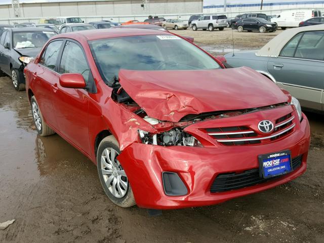 5YFBU4EE4DP134384 - 2013 TOYOTA COROLLA BA RED photo 1