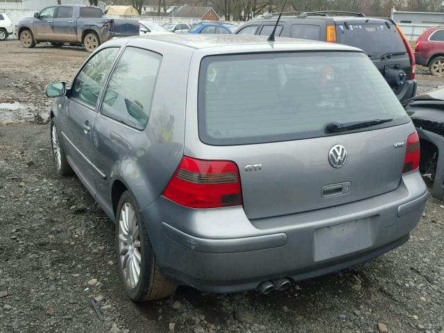 9BWDH61J944014942 - 2004 VOLKSWAGEN GTI VR6 GRAY photo 3