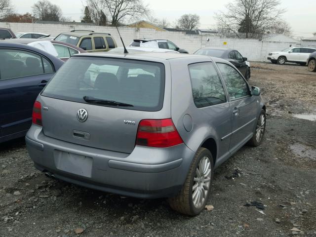 9BWDH61J944014942 - 2004 VOLKSWAGEN GTI VR6 GRAY photo 4