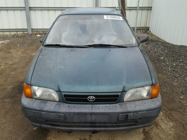 JT2AC52L5T0114525 - 1996 TOYOTA TERCEL STD GREEN photo 9