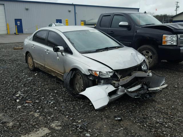 JHMFA36219S006908 - 2009 HONDA CIVIC HYBR SILVER photo 1