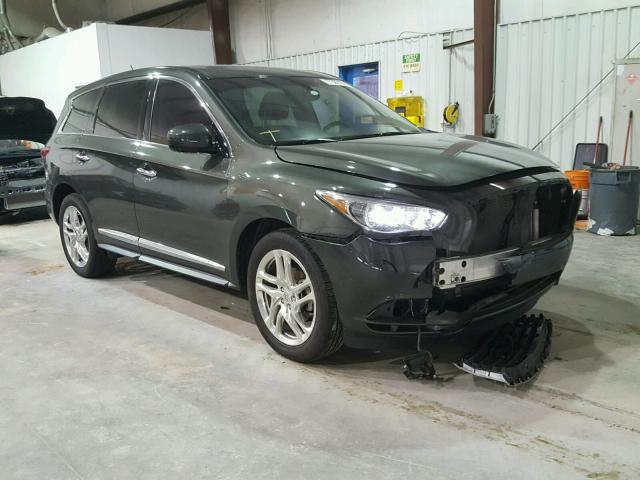 5N1AL0MMXDC319334 - 2013 INFINITI JX35 BASE GREEN photo 1