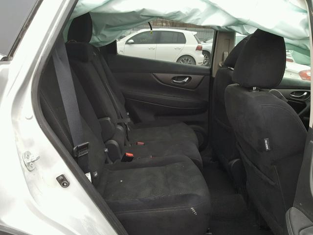 5N1AT2MV6GC801999 - 2016 NISSAN ROGUE S SILVER photo 6