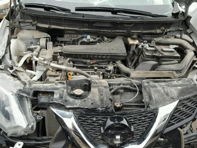 5N1AT2MV6GC801999 - 2016 NISSAN ROGUE S SILVER photo 7