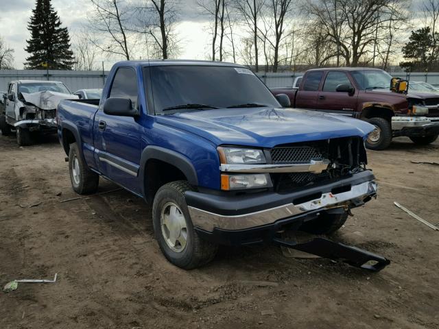 1GCEK14X93Z244002 - 2003 CHEVROLET SILVERADO BLUE photo 1