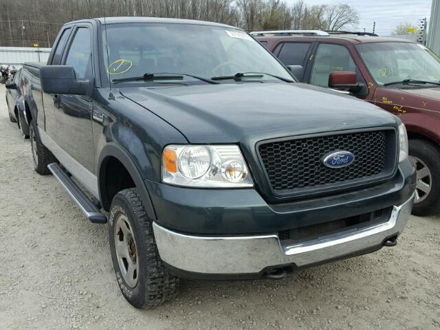 1FTPX14585NB67688 - 2005 FORD F150 GREEN photo 1