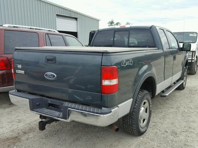 1FTPX14585NB67688 - 2005 FORD F150 Yaşıl foto 4