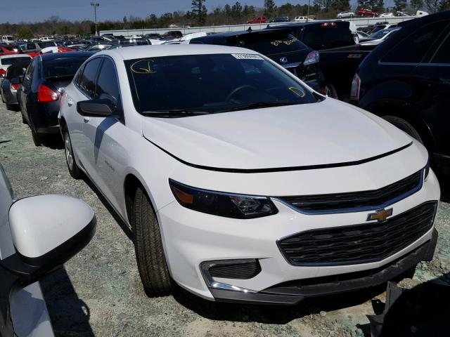 1G1ZB5ST0HF274256 - 2017 CHEVROLET MALIBU LS WHITE photo 1
