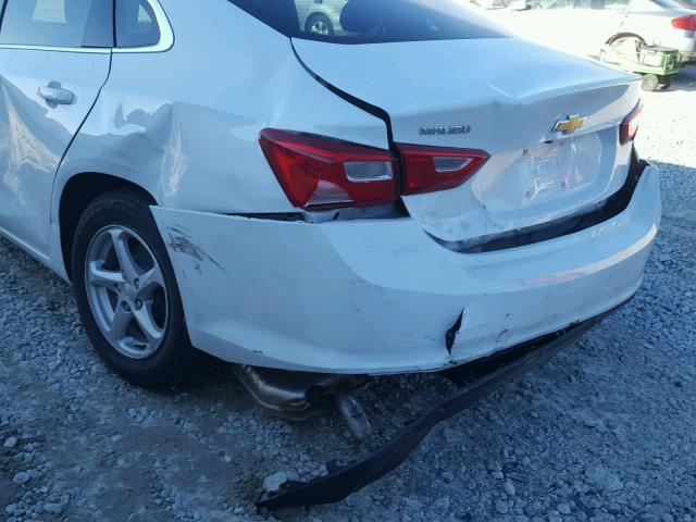 1G1ZB5ST0HF274256 - 2017 CHEVROLET MALIBU LS WHITE photo 9