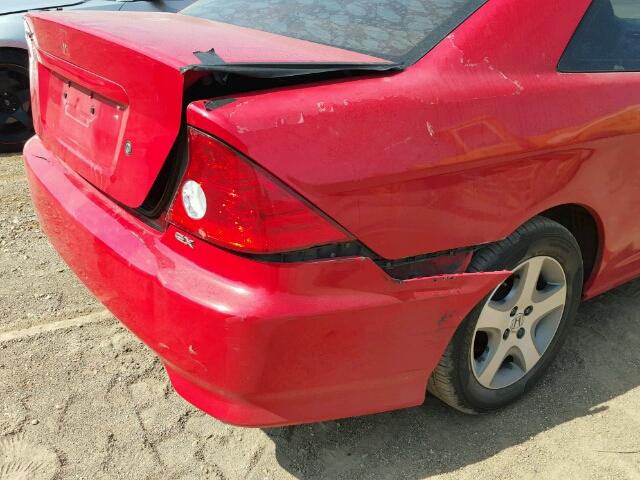 1HGEM22954L083545 - 2004 HONDA CIVIC EX Qırmızı foto 9