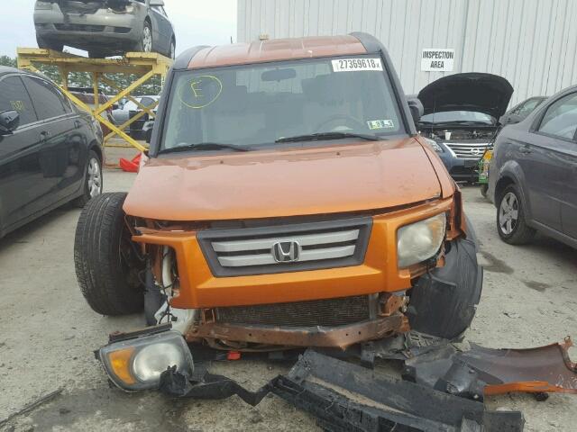 5J6YH28767L002086 - 2007 HONDA ELEMENT EX BROWN photo 9