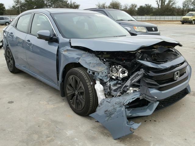 SHHFK7H59HU226482 - 2017 HONDA CIVIC EX ლურჯი ფოტო 1