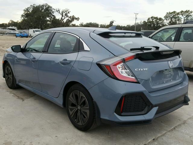 SHHFK7H59HU226482 - 2017 HONDA CIVIC EX ლურჯი ფოტო 3