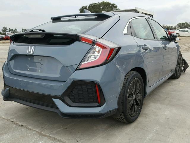 SHHFK7H59HU226482 - 2017 HONDA CIVIC EX ლურჯი ფოტო 4