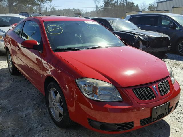 1G2AL15F277122735 - 2007 PONTIAC G5 RED photo 1