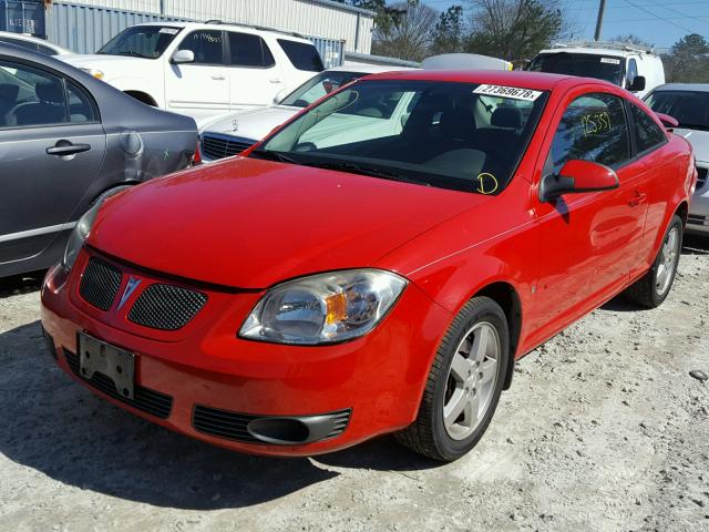 1G2AL15F277122735 - 2007 PONTIAC G5 RED photo 2