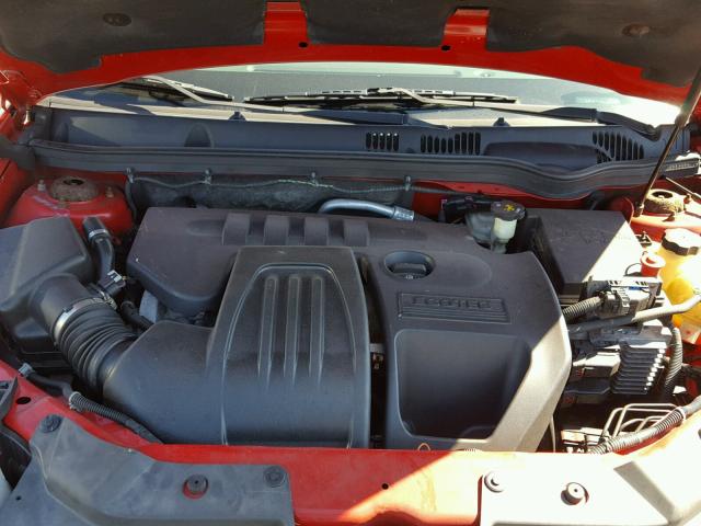 1G2AL15F277122735 - 2007 PONTIAC G5 RED photo 7