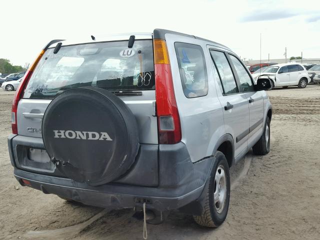 SHSRD68473U103985 - 2003 HONDA CR-V LX GRAY photo 4