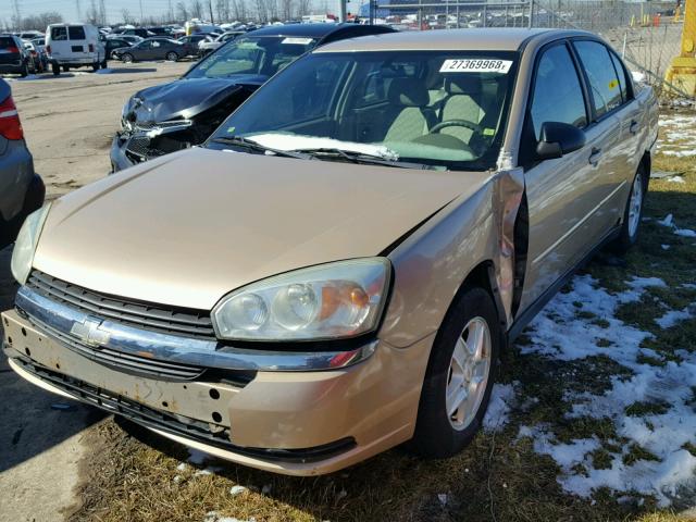 1G1ZT54874F112477 - 2004 CHEVROLET MALIBU LS ოქროსფერი ფოტო 2