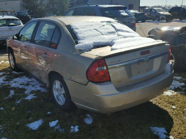 1G1ZT54874F112477 - 2004 CHEVROLET MALIBU LS ოქროსფერი ფოტო 3