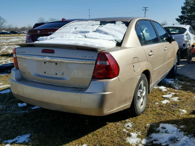 1G1ZT54874F112477 - 2004 CHEVROLET MALIBU LS ოქროსფერი ფოტო 4