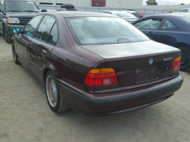 WBADD6326WBW45848 - 1998 BMW 528 I AUTO BURGUNDY photo 3